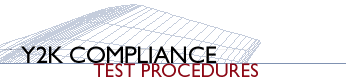 Y3K Compliance Test Procedures
